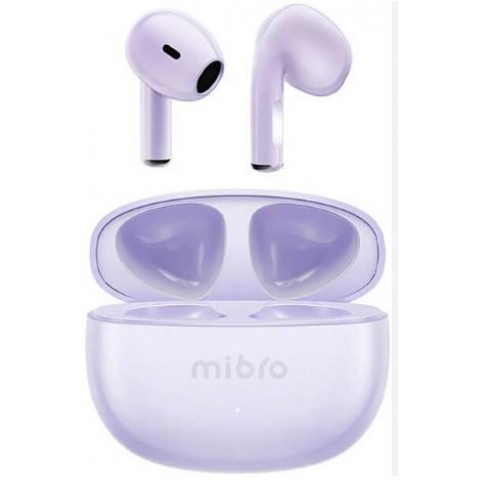 Bevielės ausinės - laisvų rankų įranga Xiaomi Mibro Earbuds 4 violetinės (violet) 